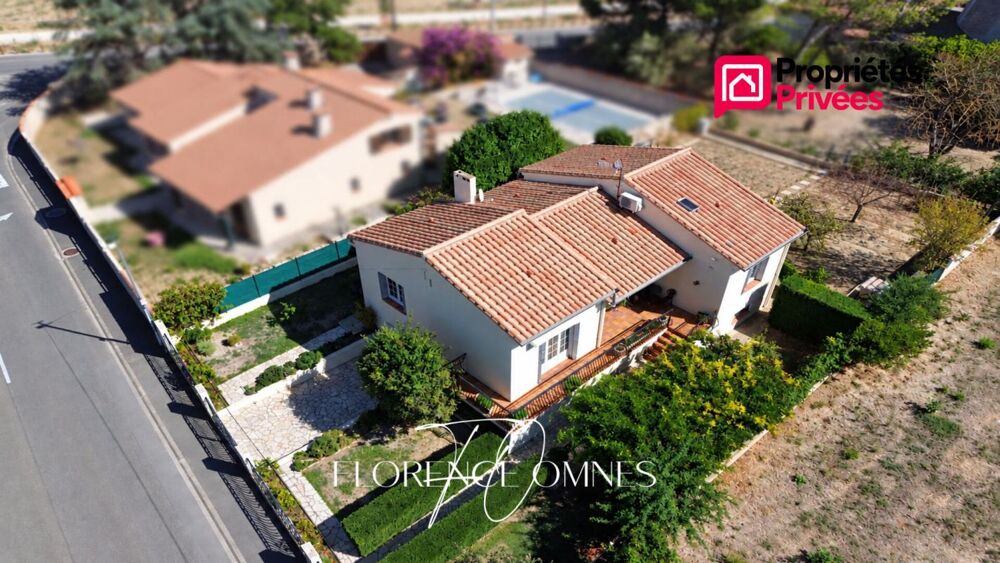 Vente Maison TRÈBES - Maison familiale 4 faces - 99m2  - Plain-Pied réhaussé - Jardin - Garage Trebes
