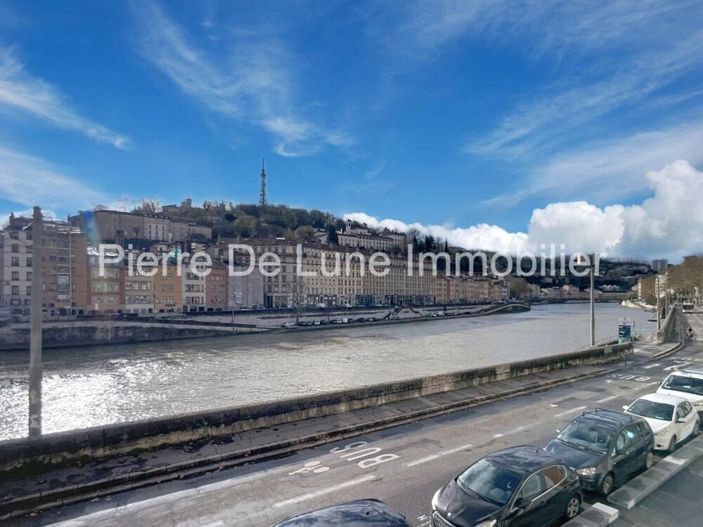 Vue Saône et Fourvière, appartement 112 m² Quai St-Vincent
