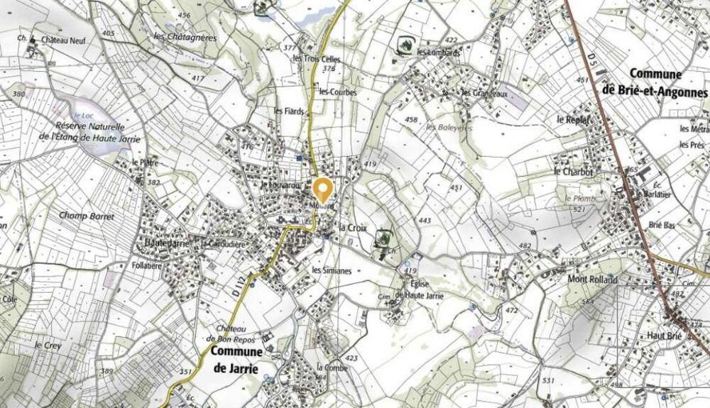 Vente Terrain Terrains à bâtir viabilisés avec projet de maison – Haute-Jarrie (Clos Allerme) Jarrie