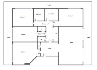  Appartement � vendre 4 pi�ces 82 m�