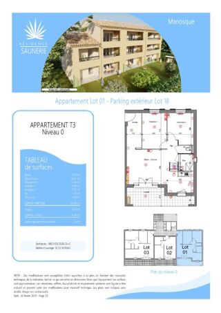  Appartement � vendre 3 pi�ces 63 m�