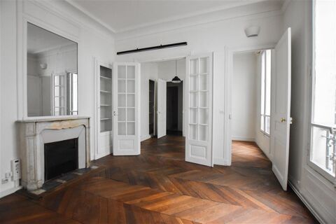 A louer belle surface de bureaux avec parquet, moulures et cheminées 1956 75001 Paris
