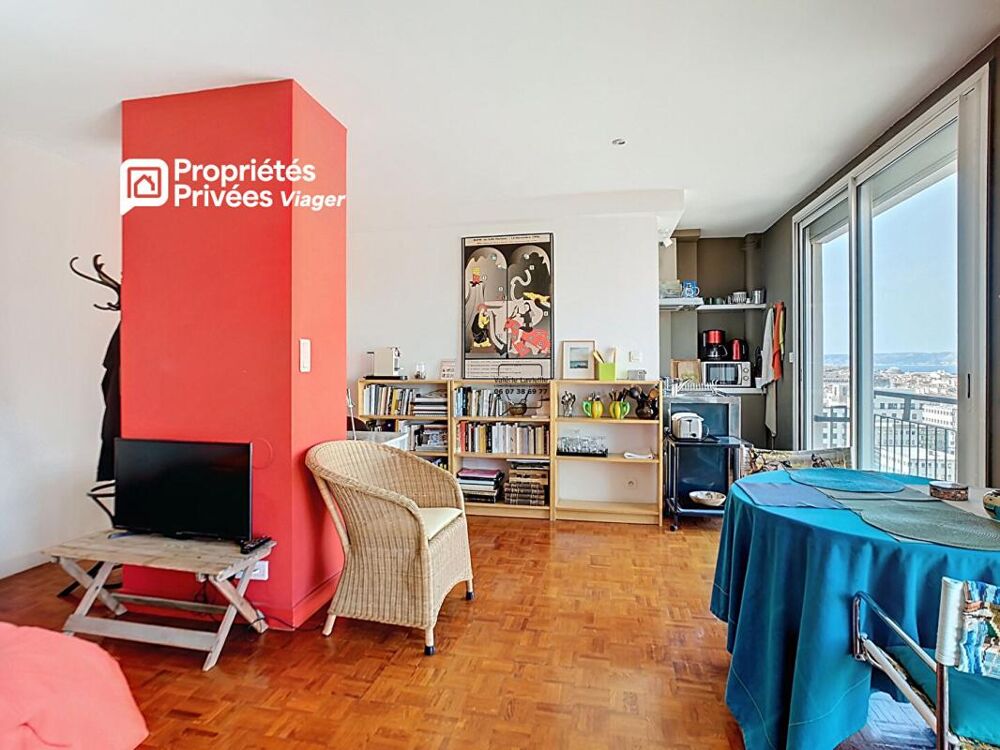 Marseille (13001) - BOURSE - VIEUX PORT - Exclusivité - VIAGER OCCUPE - STUDIO ETAGE ELEVE et VUE IMPRENABLE