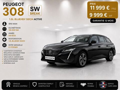 Peugeot 308 SW 1&deg; Main / B HDI 130CH S&S BVM6 ACTIVE 2023 occasion Abbecourt 60430