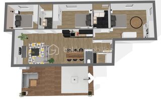  Appartement � vendre 5 pi�ces 96 m�