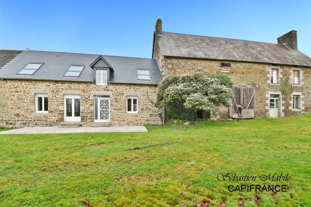 Vente Maison Maison rénovée + ancienne maison + (granges, écurie, étable)  LES PAS-PONTORSON (50) en Baie du Mont Saint Michel Beauvoir