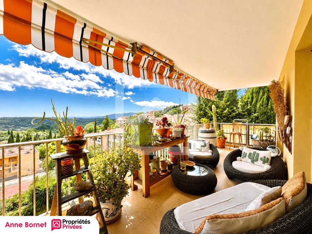 Appartement 4 pièces 93 m2 avec terrasse vue panoramique mer, garage, parking privatif et cave