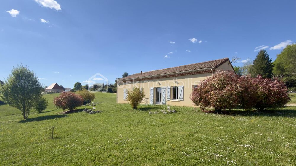 Maison contemporaine de plain-pied  Lumineuse  Grand terrain
