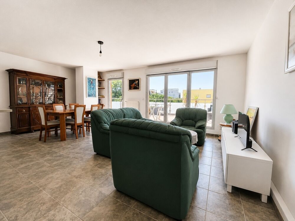 Appartement 4 pièces - 3 Chambres - Écoquartier des Grisettes - Dernier étage - Terrasse 21 m² - Garage 30 m²