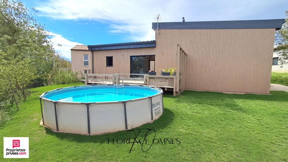 Vente Maison Exceptionnel à RUSTIQUES - Maison  Plain Pied contemporaine ossature bois -  143 m2 - 4 chambres Carcassonne