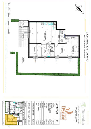  Appartement � vendre 4 pi�ces 80 m� Thionville