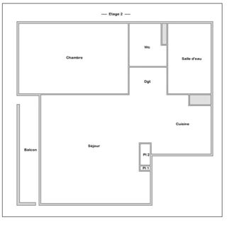  Appartement � vendre 2 pi�ces 51 m�