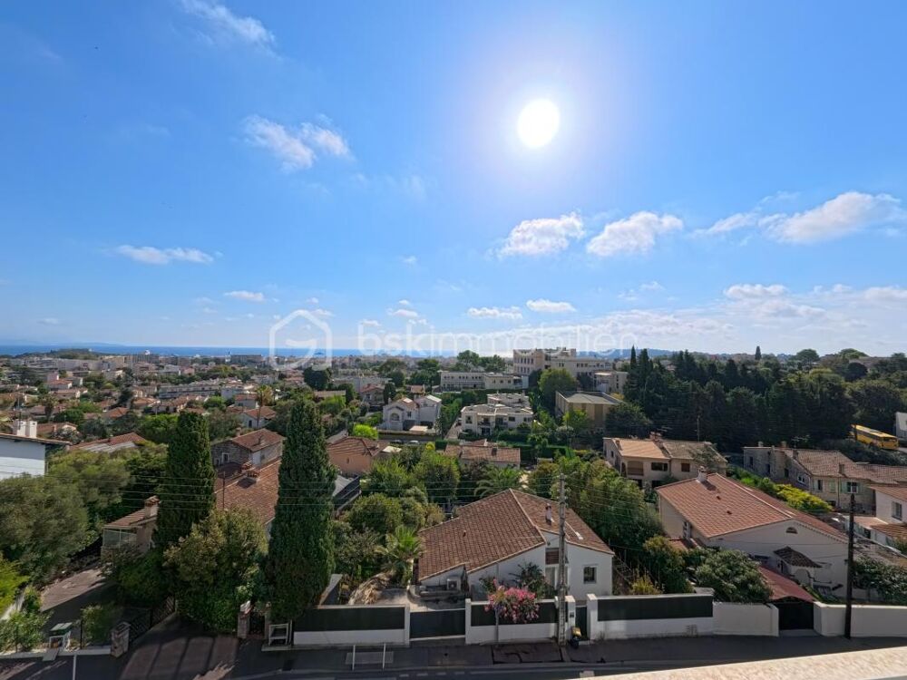 Vente Appartement DERNIER ÉTAGE-VUE MER avec GARAGE ET CAVE Antibes