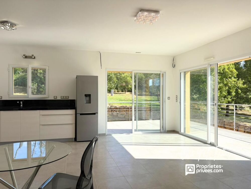 Vente Maison Villa 120 m² , garage 126 m², vue imprenable sur le Ventoux et les monts environnants Blauvac