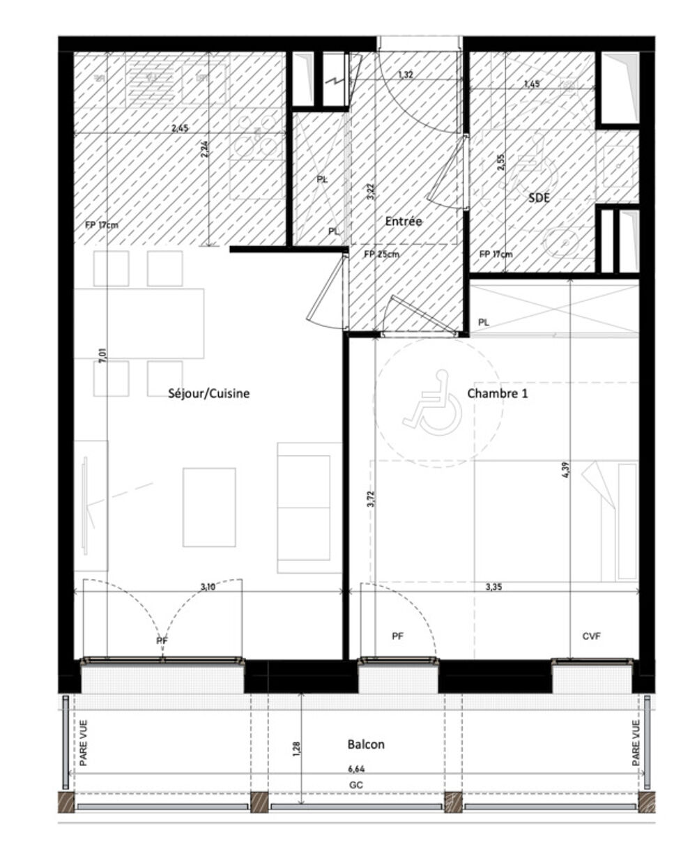 Vente Appartement appartement à vendre 2 pièces ANNEMASSE (74) Annemasse