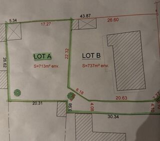  Terrain � vendre 713 m�