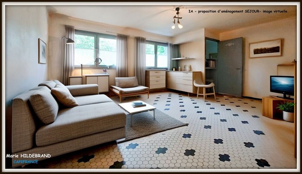 Maison de 90m² sur parcelle de 1000m² - 3 chambres et sous sol aménageable