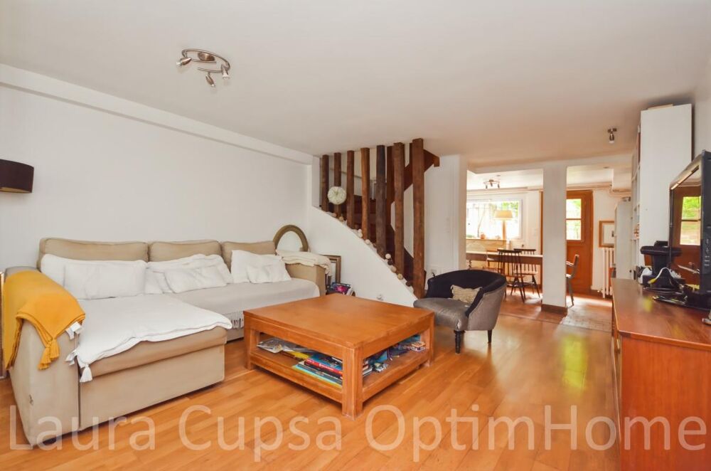 BOURG-LA-REINE - MAISON 5 PIECES - 93,39 m² CARREZ - 97 m² UTILES - 3 CHAMBRES - JARDIN 33 M² ENVIRON - BOX A 2 MIN
