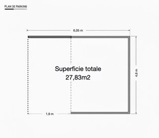  Parking / Garage � vendre 27 m�