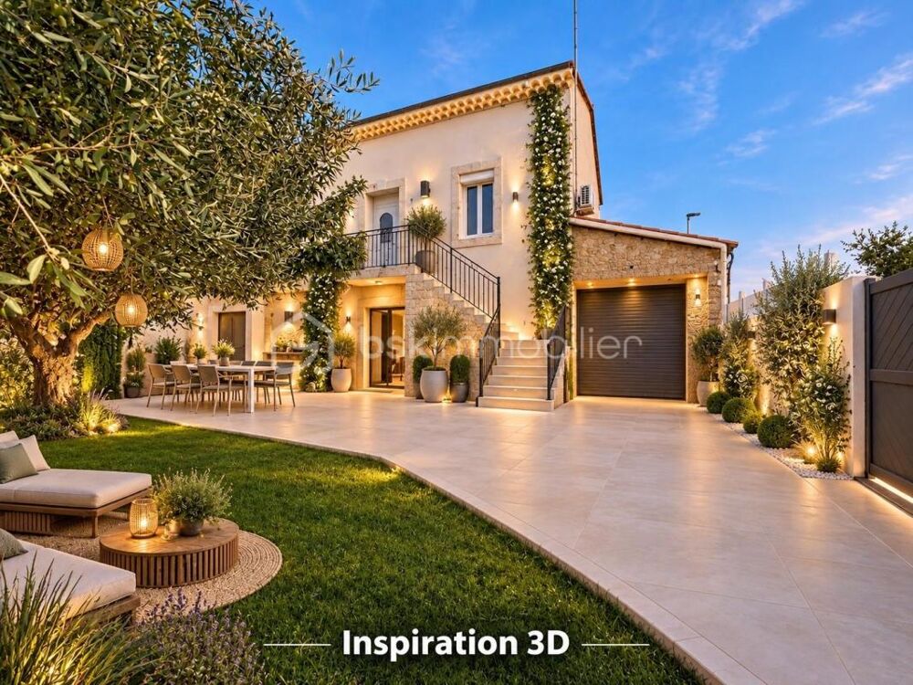 Vente Maison BELLE MAISON T4/T5 3 Chambres - Grande pièce de vie - Terrain de 400 m² piscinable, Garage + 2 parkings privatifs – Exclusivité Montady