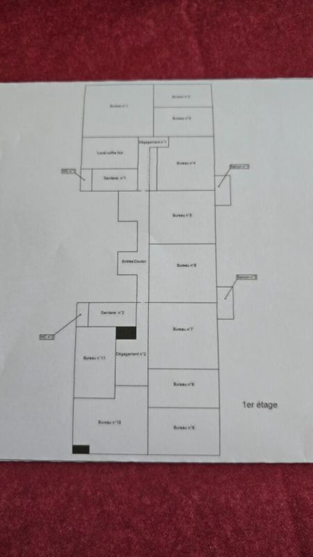   POITIERS - BUREAUX 181 m2 HYPERCENTRE Poitiers avec 5  places de parking Poitiers