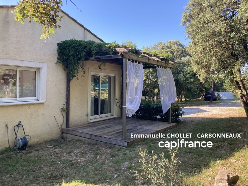Maison 5 pièces à vendre avec STUDIO indépendant - En pleine nature (hors lotissement) VACQUIERES (34) -