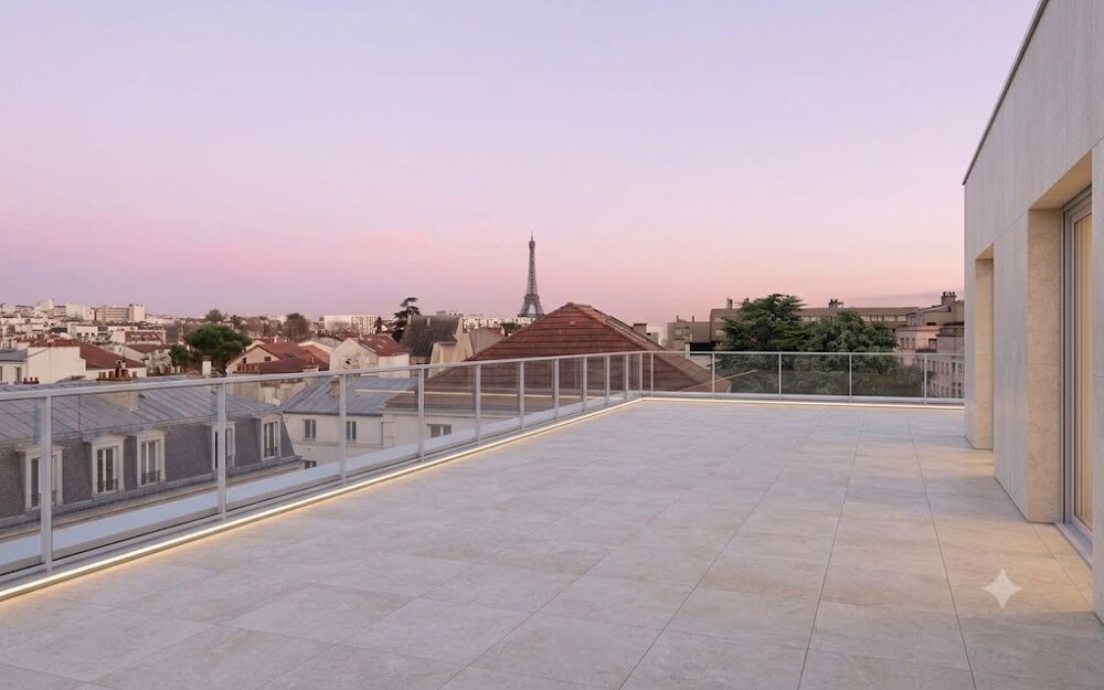 Vente Appartement **RARE T5 Dernier Étage VUE TOUR EIFFEL avec TERRASSE + PARKINGS proche commodités** Rueil malmaison