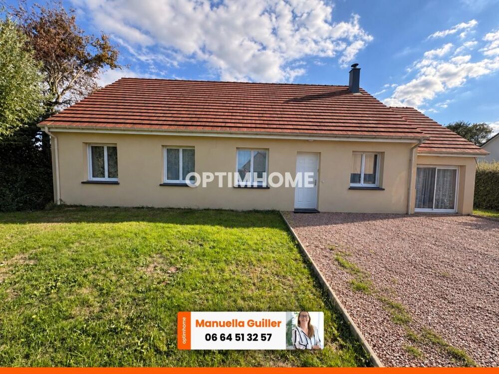 Vente Maison BERNEVAL-LE-GRAND – MAISON DE PLAIN-PIED – 125 M² – 4 CHAMBRES – TERRAIN 1 080 M² Berneval le grand