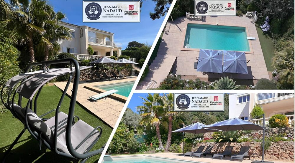 Vente Maison Villa Familiale  T2/T3 + T4 avec piscine ,vue Mer, sans vis à vis Saint aygulf