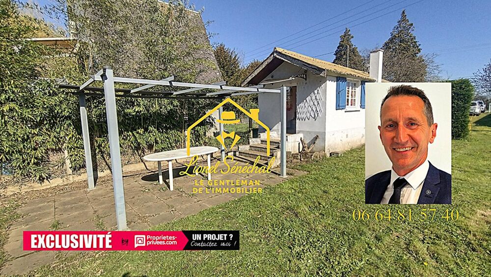Vente Terrain Terrain de loisirs de plus de 500 m2 + un chalet de loisirs en dur de 18 m2  avec un accès direct à la rivière Neuville sur sarthe