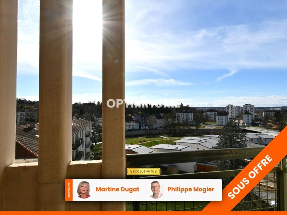 Vente Appartement Cusset, appartement T3 de 55m2, 2 chambres, balcon, places de parking, cave Cusset