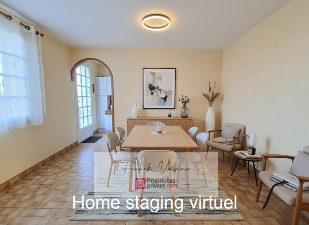 A VENDRE à Saint Paul en Pareds, maison de 137 m2 avec 2 chambres et 1 studio en sous-sol sur une parcelle de 848 m2 env