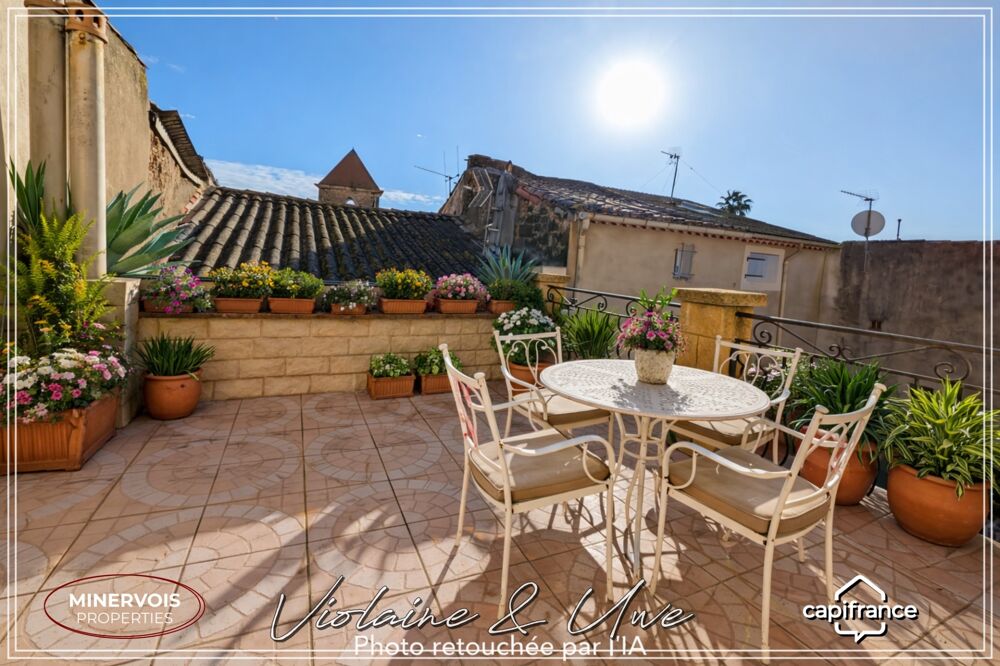 Maison de charme rénovée avec terrasse  Villeneuve-lès-Béziers à 10 mn des plages