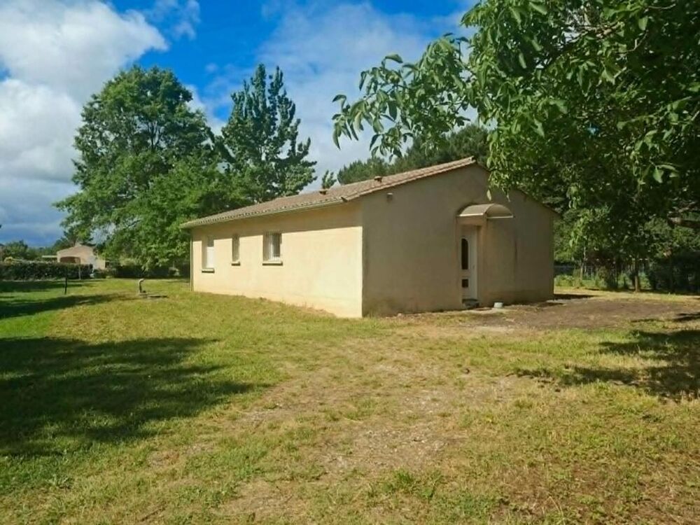 Maison de plain-pied 80 m² - 3 chambres - Terrain 1 466 m²