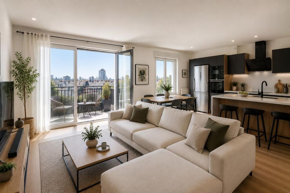 Vente Appartement 4 PIÈCES avec BALCON et PARKING – CŒUR DE CLICHY – 4ème ÉTAGE Clichy