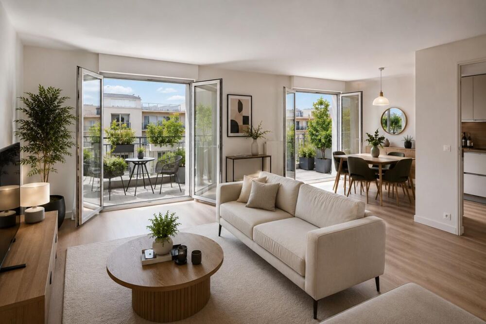 Vente Appartement Superbe 3 pièces avec deux magnifiques balcons de 26 m² – Secteur Le Petit Nanterre Nanterre