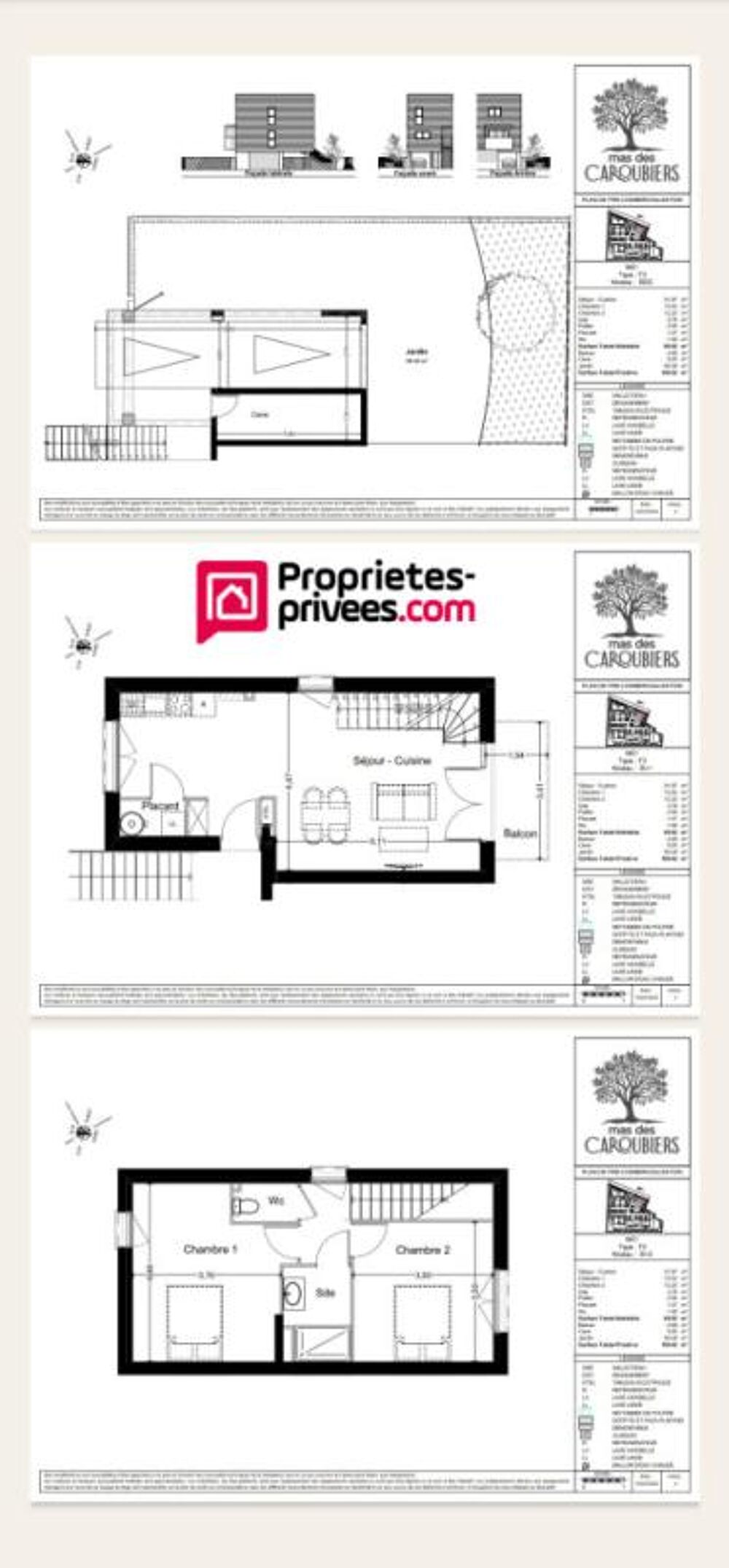 Vente Maison Maison Perpignan 3 pièces  de 70 m2 avec jardin Perpignan