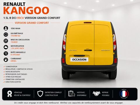 Kangoo Express 1&deg; Main / 1.5L B DCI 95cv de 2021 version GRAND CONFORT CLIM 2021 occasion 60430 Abbecourt
