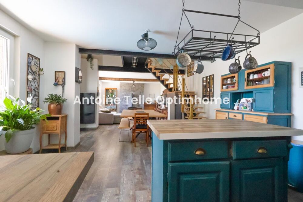 Vente Maison BEAURAIN 59730 - Longère individuelle modernisée sur 1240m² clos, arboré & vue sur campagne Solesmes