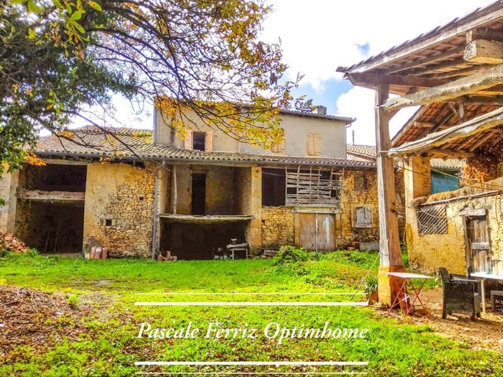 Maison de caractère A RENOVER - AUZAS (31360)  315 m² + 265 m² dépendances sur 4 685 m² de terrain  Toiture refaite  Fort pot