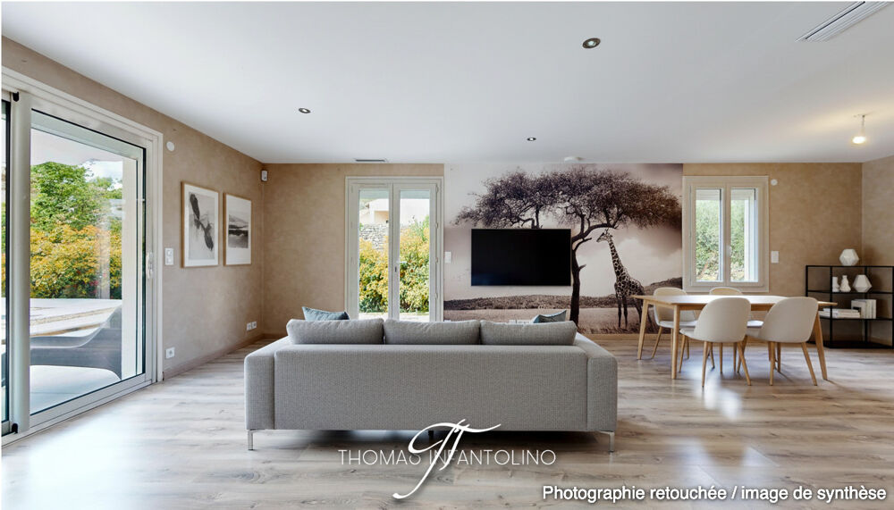 EN EXCLUSIVITE - PLAIN PIED - 3 CHAMBRES - CLIMATISATION GAINABLE - PISCINE - GARAGE
