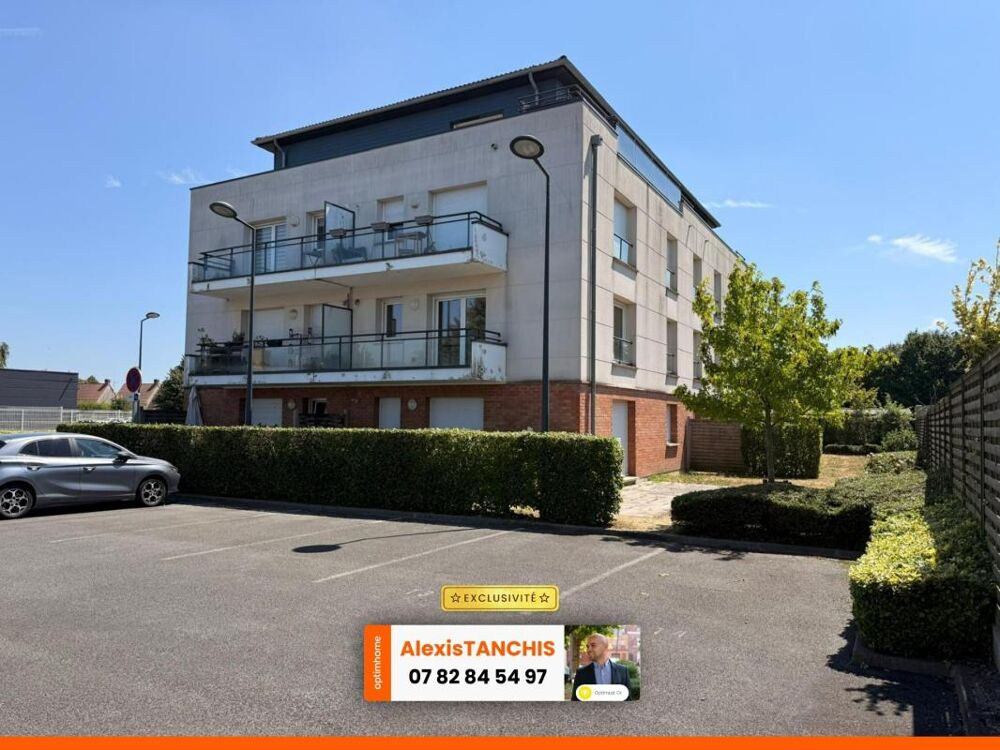 Saint-André-lez-Lille (Quartier Ouest)  T2 de 47 m² avec balcon, ascenseur et parking privatif