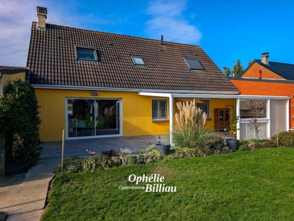 Vente Maison Maison individuelle semi plain pied 143 m², 5 chambres, terrain 1 385 m² à Calonne-sur-la-Lys Calonne sur la lys