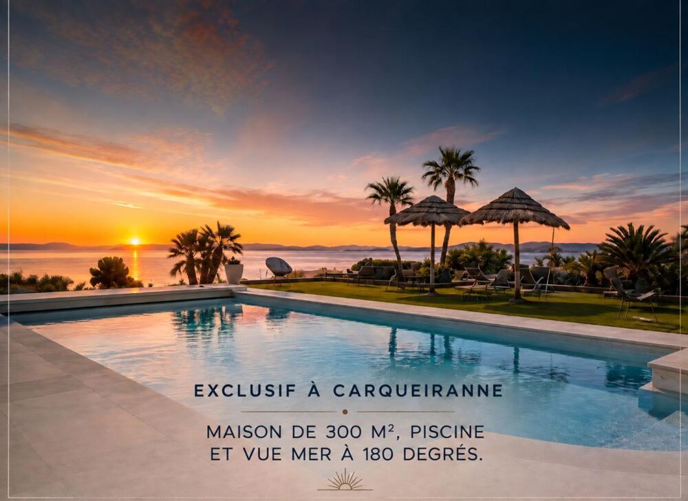 Maison et vue exceptionnelle : 300 m2 - 6 Chambres, 6 salles d'eau