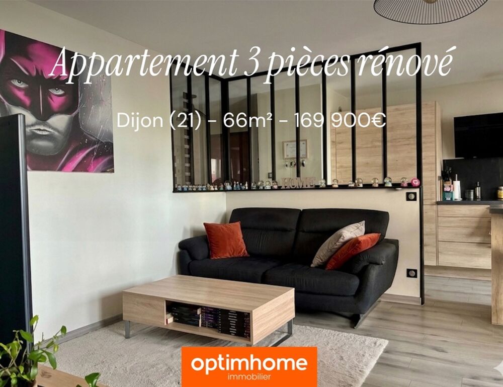Appartement 3 pièces rénové à DIJON (21)