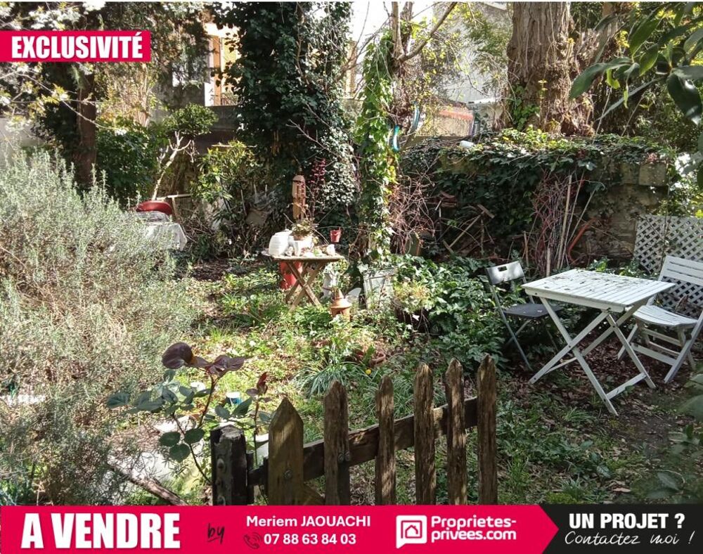 EXCLUSIVITE : UN BIEN RARE AVEC GRAND JARDIN PRIVATIF EN PLEIN CENTRE À ALFORTVILLE