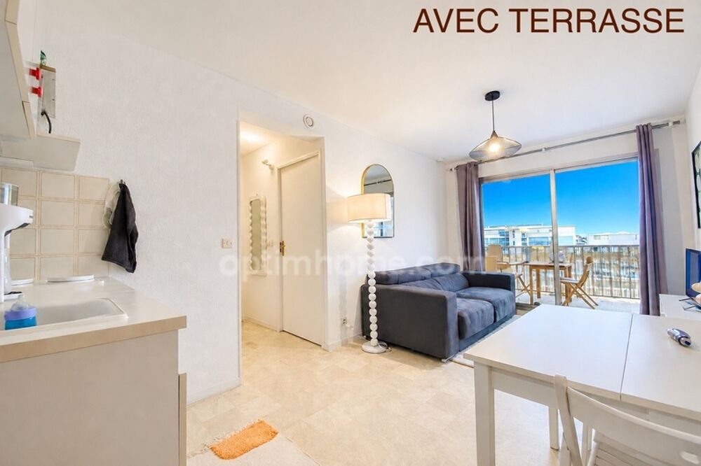 Appartement T2 25M2 avec terrasse à Sète