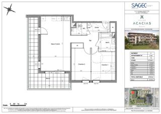  Appartement � vendre 3 pi�ces 68 m�