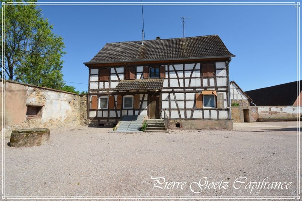 Vente Maison À vendre – Maison alsacienne de caractère à rénover avec terrain de 1062m² – Centre de Mommenheim (67) Mommenheim