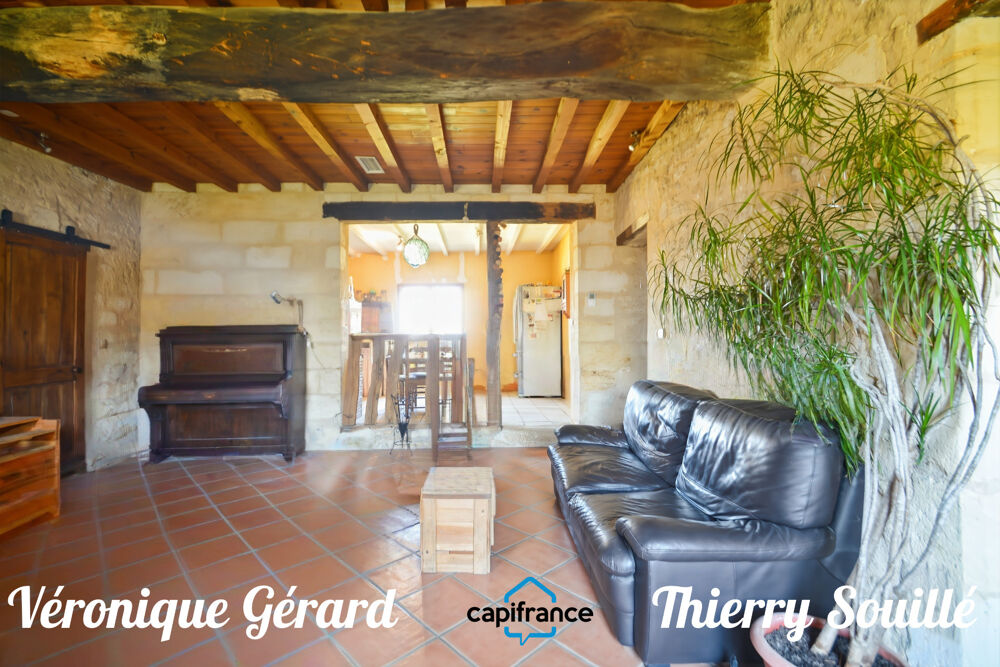 Maison en pierre de 114 M² partagée entre Histoire et Modernité
